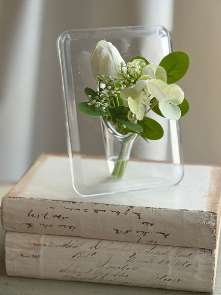Floating Flora Frame | 7" | White | NOT CURRENTLY IN STOCK-New For Spring 2027!