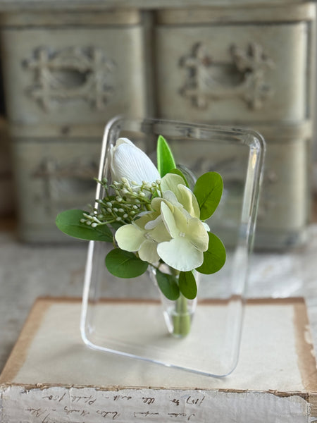 Floating Flora Frame | 7" | White | NOT CURRENTLY IN STOCK-New For Spring 2027!