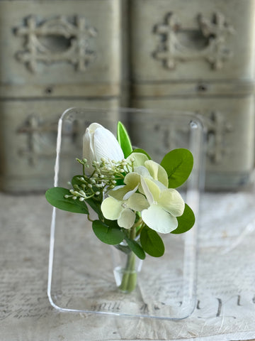 Floating Flora Frame | 7" | White | NOT CURRENTLY IN STOCK-New For Spring 2027!