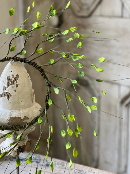 Sovereign Leaves Candle Ring | 20" | CLOSEOUT + CLEAN UP SPECIAL!  From $3.50 - Last 48pcs! (will be discontinued for Spring 2026)