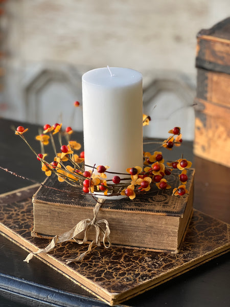 Ruskin Bittersweet Candle Ring | 8" | SOLD OUT