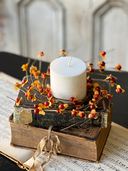 Ruskin Bittersweet Candle Ring | 8" | SOLD OUT