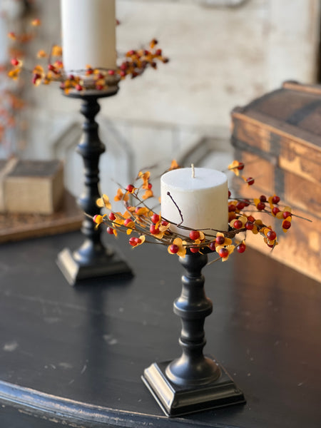 Ruskin Bittersweet Candle Ring | 8" | SOLD OUT