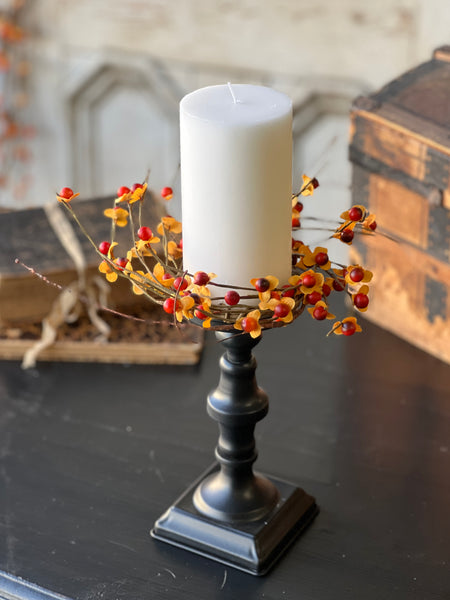 Ruskin Bittersweet Candle Ring | 8" | SOLD OUT