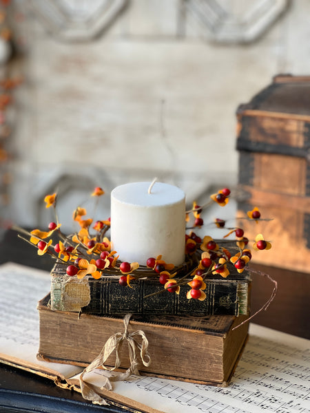 Ruskin Bittersweet Candle Ring | 8" | SOLD OUT