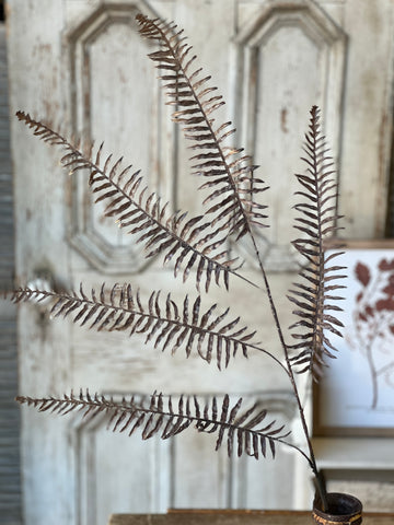 Falling Fronds Spray | 39.5" | Sepia | NEW CLOSEOUT + CLEAN UP SPECIAL!  From $1.50 - Last 144pcs!