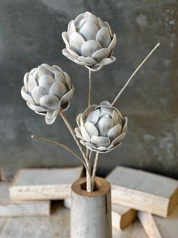 Artichoke Spray | 30" | Smoke | NEW CLOSEOUT + CLEAN UP SPECIAL! From $3.50 - Last 72pcs!