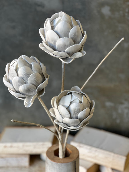 Artichoke Spray | 30" | Smoke | NEW CLOSEOUT + CLEAN UP SPECIAL! From $3.50 - Last 72pcs!