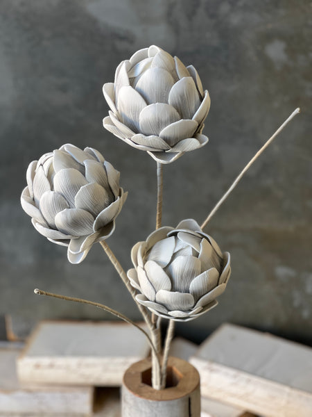 Artichoke Spray | 30" | Smoke | NEW CLOSEOUT + CLEAN UP SPECIAL! From $3.50 - Last 72pcs!