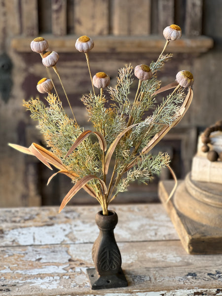 Poppy Pod Bush | 22" | Fog | SOLD OUT