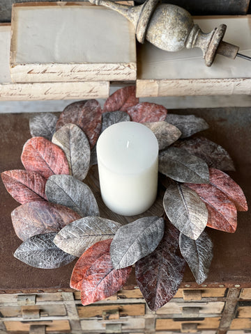 Bespoke Magnolia Candle Ring | 15" | SOLD OUT