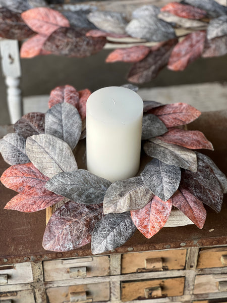 Bespoke Magnolia Candle Ring | 15" | SOLD OUT