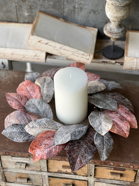 Bespoke Magnolia Candle Ring | 15" | SOLD OUT