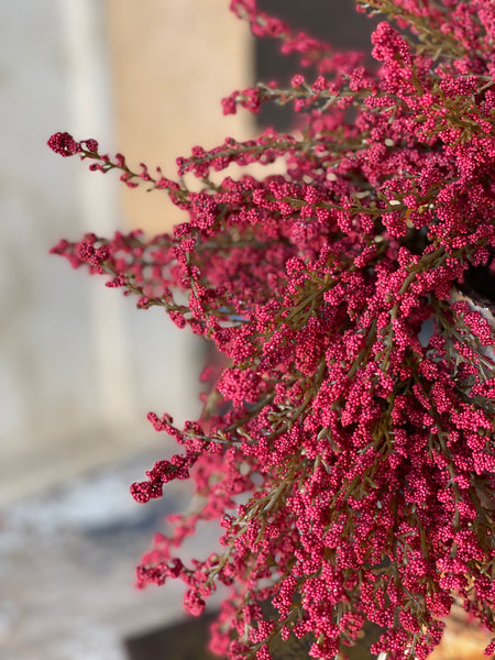Fall Heather Candle Ring | 14" | Red | NEW CLOSEOUT!  From $2.95