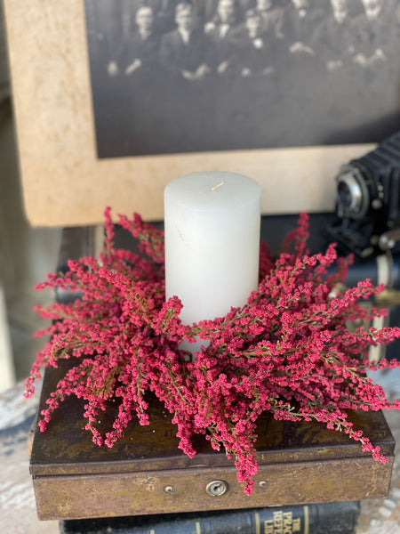 Fall Heather Candle Ring | 9" | SOLD OUT