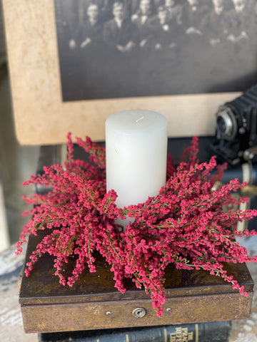 Fall Heather Candle Ring | 9" | SOLD OUT
