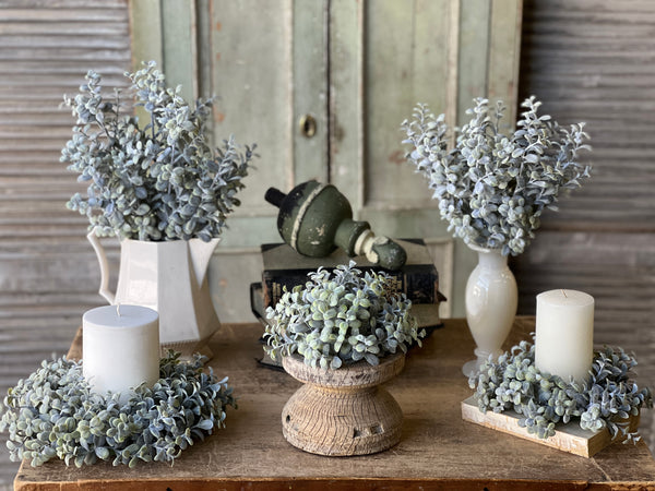 Pebble Eucalyptus Bush | 18" | CLOSEOUT + CLEAN UP SPECIAL!  From $2.45 - Last 84pcs!