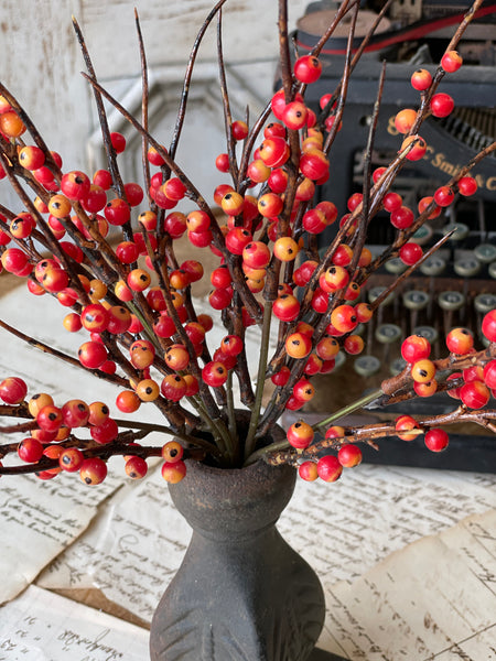 Berry Bush | 13" | Orange Mix