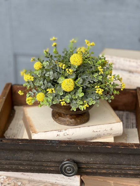 Garden Bliss Half Sphere | 10" | Yellow | Limited Stock - Last 120pcs! (will be discontinued for Spring 2026)