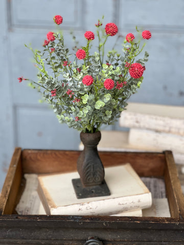 Garden Bliss Bush | 15" | Red | Limited Stock - Last 12pcs!  (will be discontinued for Spring 2026)