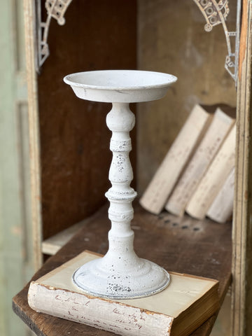 Candle Holder | Cream | 12"