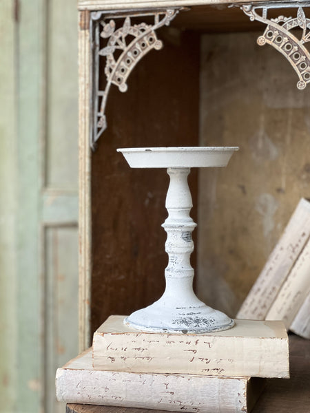 Candle Holder | Cream | 9"