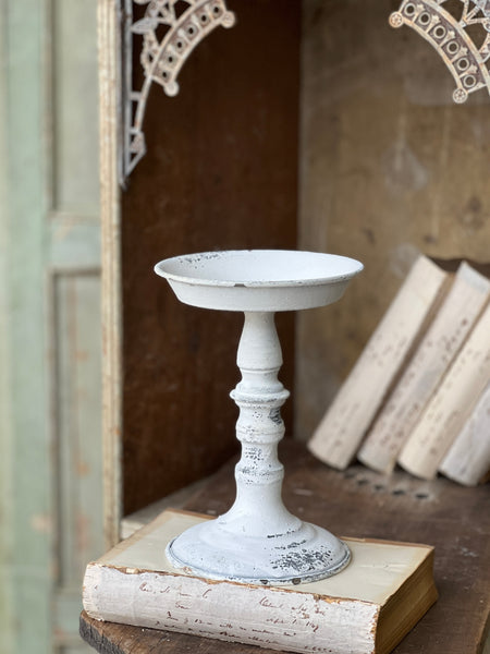 Candle Holder | Cream | 9"