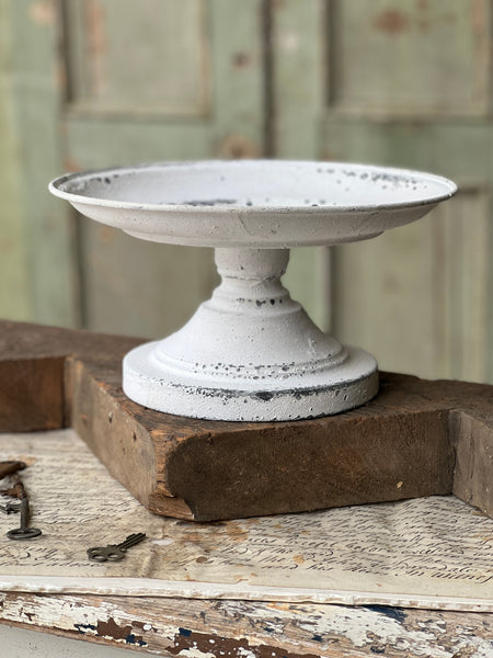 Pedestal Plate | Cream | 12.5"