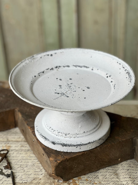 Pedestal Plate | Cream | 12.5"