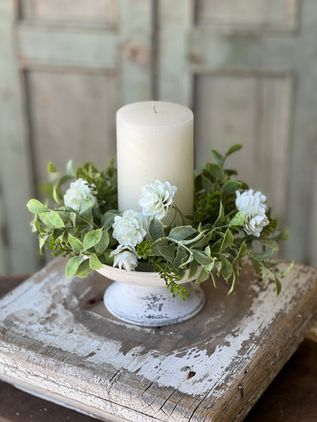 Pedestal Plate | Cream | 6.75"