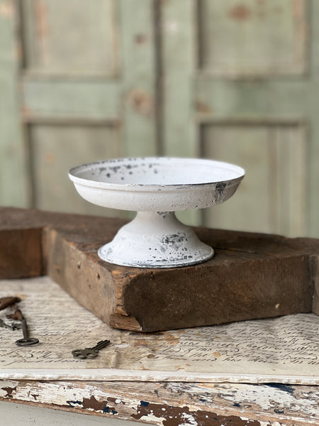 Pedestal Plate | Cream | 6.75"