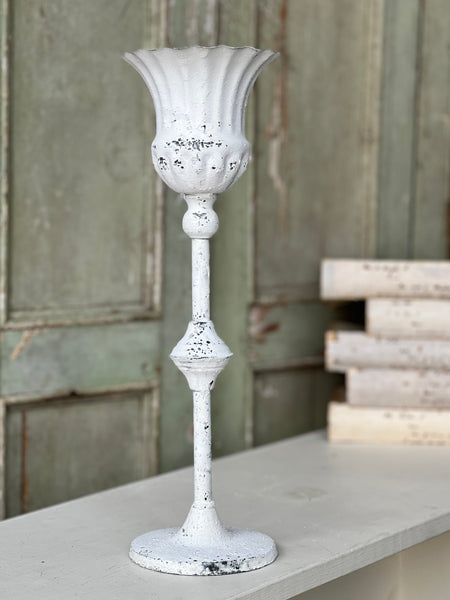 Fluted Holder | Cream | 15"