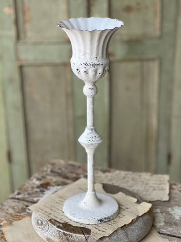 Fluted Holder | Cream | 15"