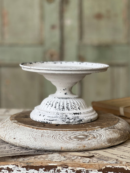 Atessa Pedestal | Cream | 6"