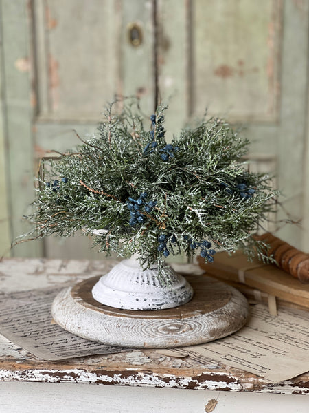 Atessa Pedestal | Cream | 6"