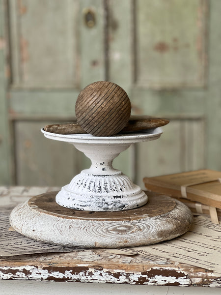 Atessa Pedestal | Cream | 6"