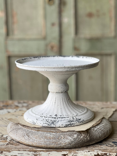 Atessa Pedestal | Cream | 8"
