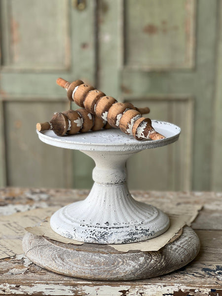 Atessa Pedestal | Cream | 8"