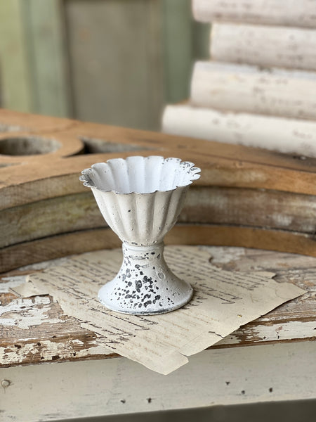 Antheil Fluted Vase | Cream | 4"