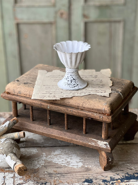 Antheil Fluted Vase | Cream | 4"