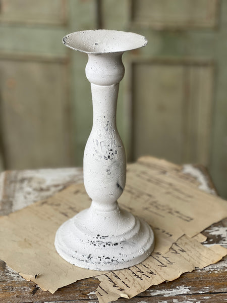 Alette Candle Holder | Cream | 10" | CASE PACK SPECIAL!  From $2.95