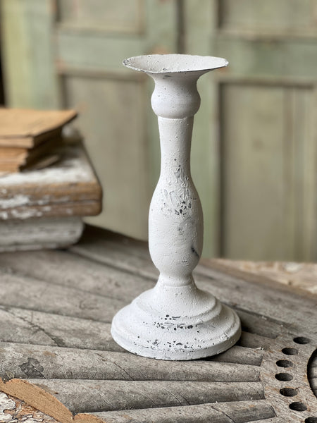 Alette Candle Holder | Cream | 10" | CASE PACK SPECIAL!  From $2.95