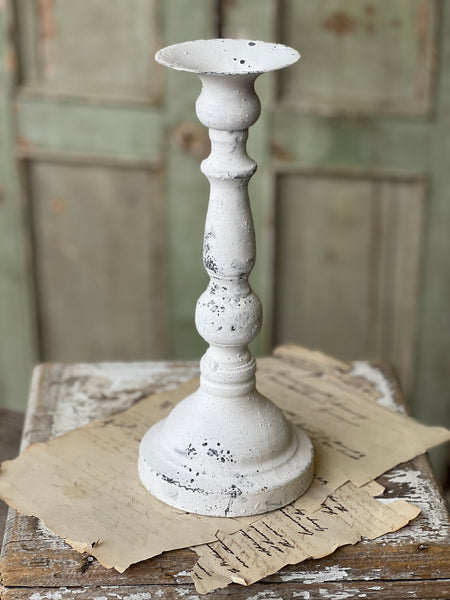 Alette Candle Holder | Cream | 11.5" | CASE PACK SPECIAL!  From $3.35