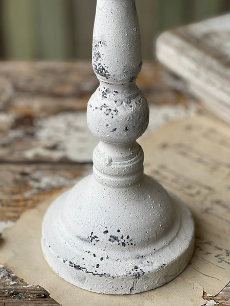 Alette Candle Holder | Cream | 11.5" | CASE PACK SPECIAL!  From $3.35