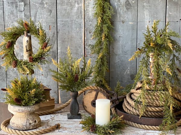 Prickly Pine Garland | 6' | Moss | Online Only Item