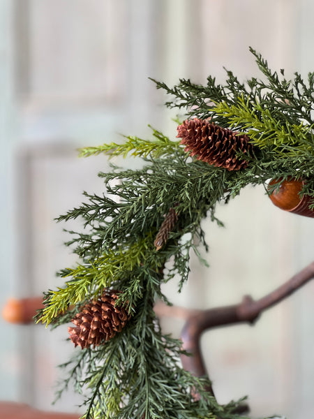 Prickly Pine Candle Ring | TT Green | 12"