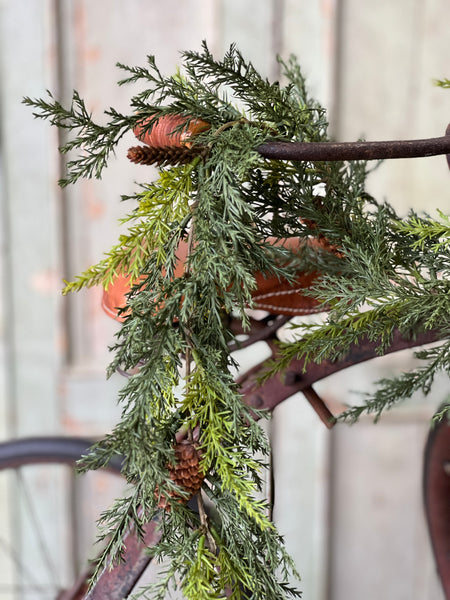 Prickly Pine Garland | Green | 6'