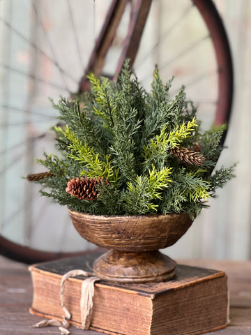 Prickly Pine Half Sphere | Green | 12" | Lost & Found - Last 12pcs!