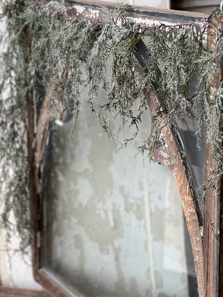 Weeping Cedar Garland | Snow | 6'