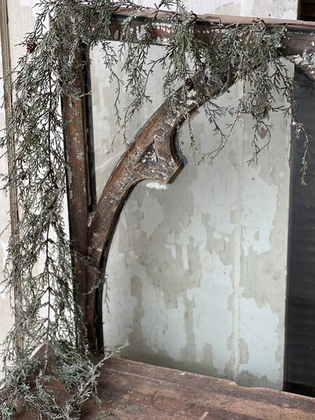 Weeping Cedar Garland | Snow | 6'